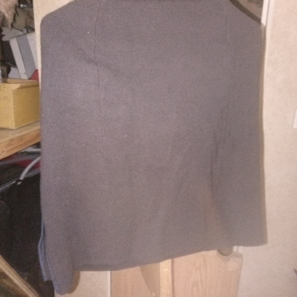 Dialogue Gray A-Line Skirt